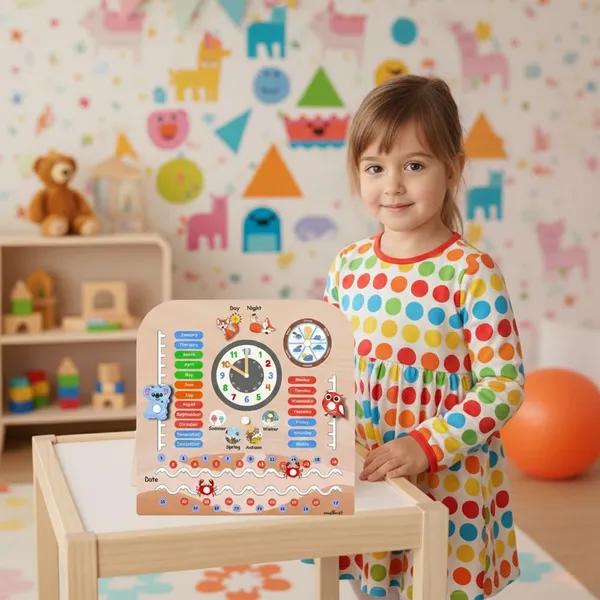 Mdf_Multicolour_Wooden_Educational_Calendar_Board_For_Kids