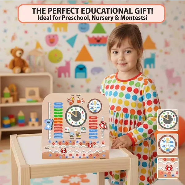 Mdf_Multicolour_Wooden_Educational_Calendar_Board_For_Kids