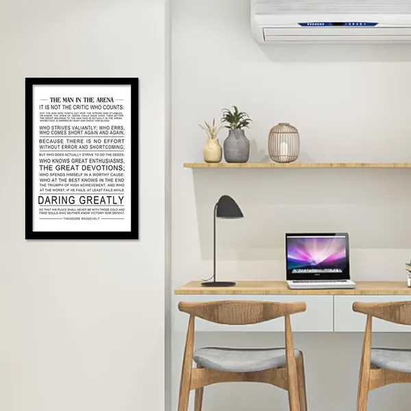 Paper_Classic_Man_In_The_Arena_Roosevelt_Quote_Framed_Poster