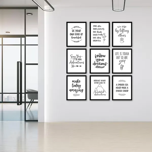 Paper_Black_White_Hand-Lettered_Motivational_Wall_Art_Set_Of_9