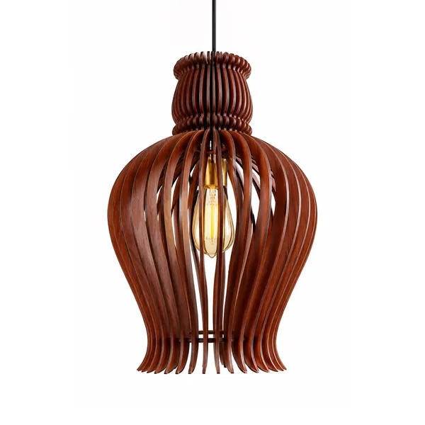 Wood_Dark_Walnut_Curved_Slat_Bulbous_Pendant_Light