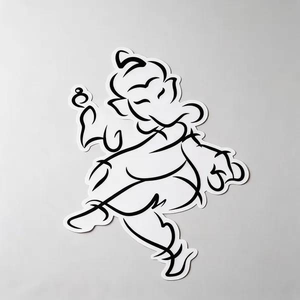 Vinyl_Black_Ganesha_Wall_Sticker