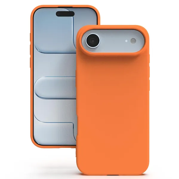 Premium_Silicone_Phone_Case_for_iPhone_17_Air_-_Orange