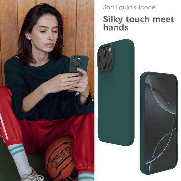 Premium_Silicone_Phone_Case_for_iPhone_16_Pro_&_iPhone_17_Pro_-_Dark_Green