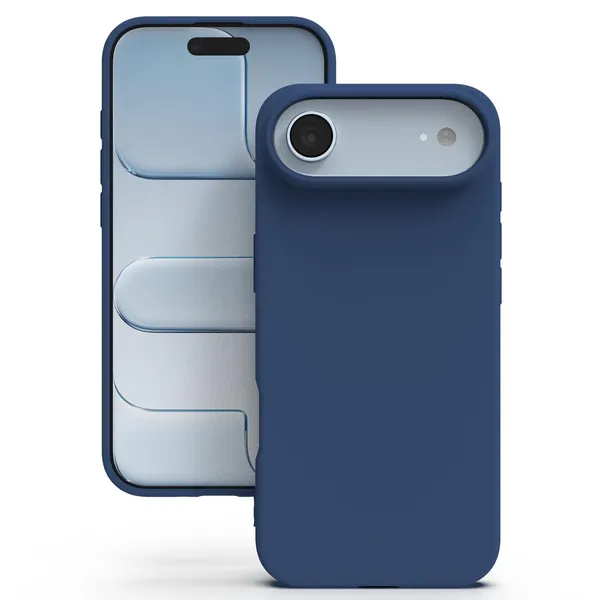 Premium_Silicone_Phone_Case_for_iPhone_17_Air_-_Dark_Blue