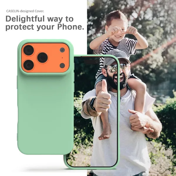Premium_Silicone_Phone_Case_for_iPhone_16_Pro_&_iPhone_17_Pro_-_Light_Cyan
