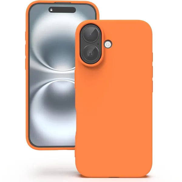 Premium_Silicone_Phone_Case_for_iPhone_16_Plus_-_Orange