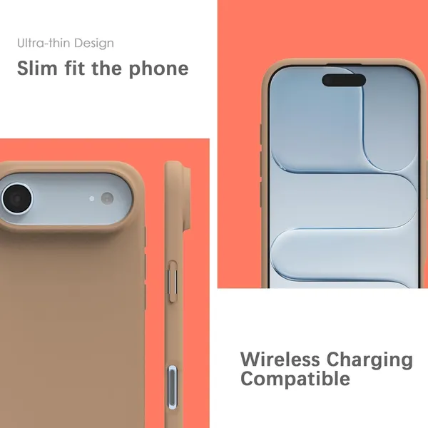 Premium_Silicone_Phone_Case_for_iPhone_17_Air_-_Brown