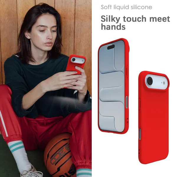 Premium_Silicone_Phone_Case_for_iPhone_17_Air_-_Red