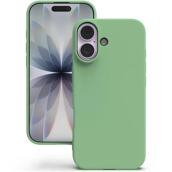 Premium_Silicone_Phone_Case_for_iPhone_16_&_iPhone_17_-_Mint_Green