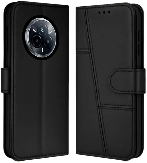 Flip_Cover_for_REALME_14_PRO_PLUS_(Black,_Magnetic_Case,_Leather,_Pack_of:_1)