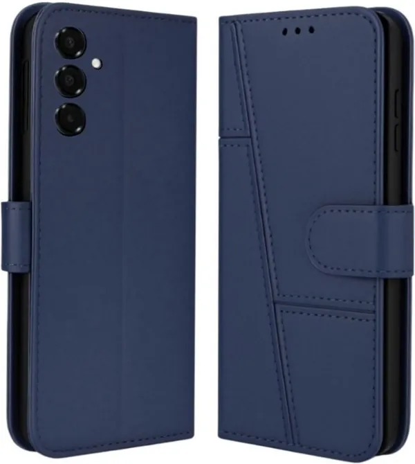 Flip_Cover_for_Samsung_Galaxy_M14_5G_(Blue,_Magnetic_Case,_Pack_of:_1)