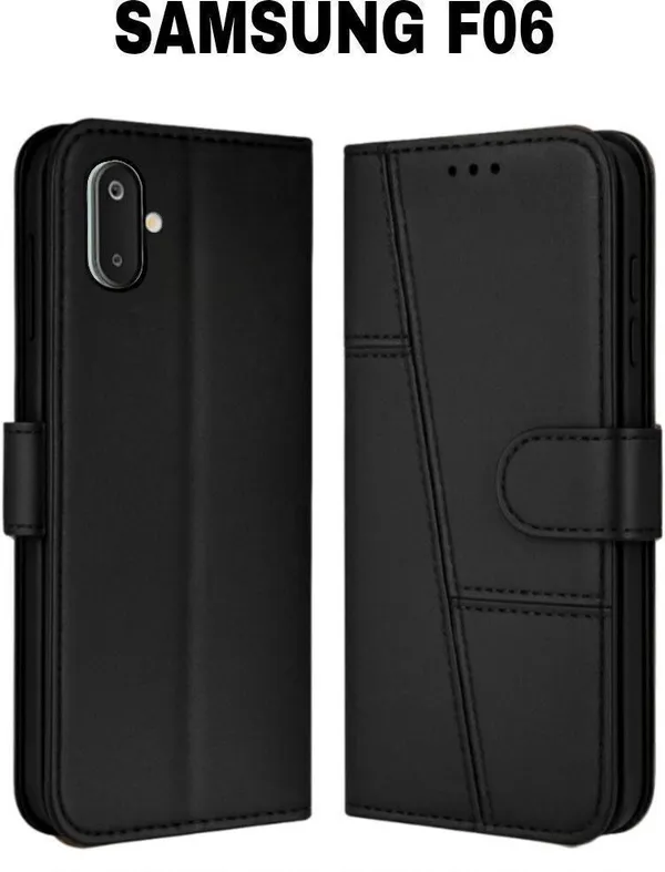 Flip_Cover_for_Samsung_Galaxy_F06_5G,_Samsung_Galaxy_M06_5G_(Black,_Magnetic_Case,_Leather,_Pack_of:_1)