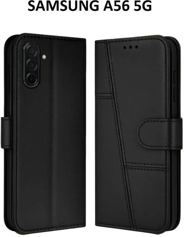 Flip_Cover_for_Samsung_Galaxy_A56_5G_(Black,_Magnetic_Case,_Pack_of:_1)