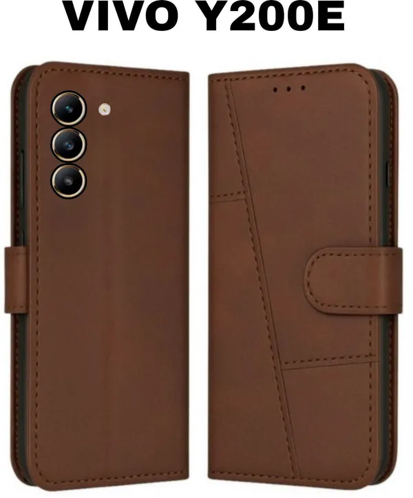 Flip_Cover_for_VIVO_Y200E_(Brown,_Magnetic_Case,_Leather,_Pack_of:_1)
