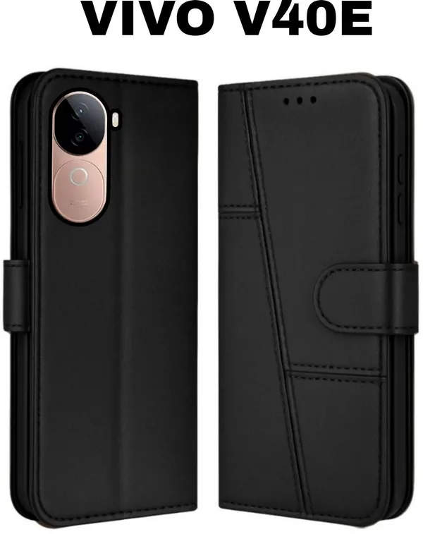 Flip_Cover_for_VIVO_V40E_(Black,_Magnetic_Case,_Leather,_Pack_of:_1)
