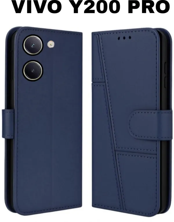 Flip_Cover_for_VIVO_Y200_PRO_(Blue,_Magnetic_Case,_Leather,_Pack_of:_1)