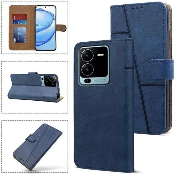 Flip_Cover_for_Redmi_13C_5G_(NOT_A_4G_MODEL)_(Blue,_Magnetic_Case,_Leather,_Pack_of:_1)