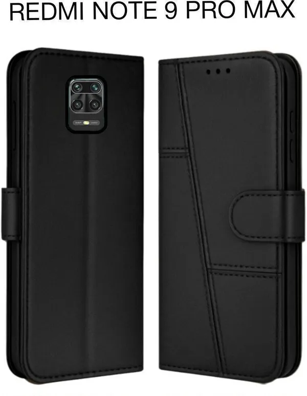 Flip_Cover_for_REDMI_NOTE_9_PRO_MAX_(Black,_Magnetic_Case,_Leather,_Pack_of:_1)