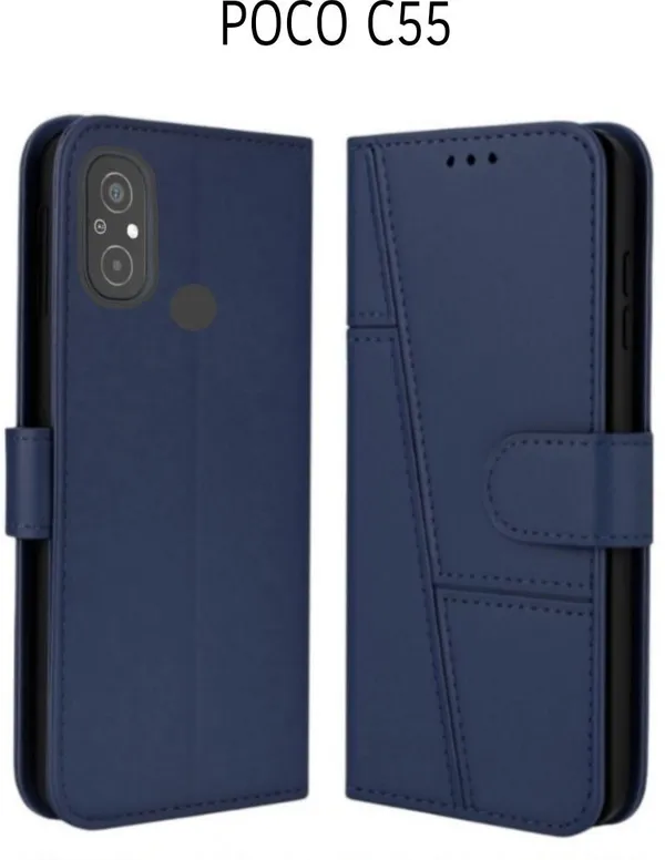 Flip_Cover_for_POCO_C55_(Blue)
