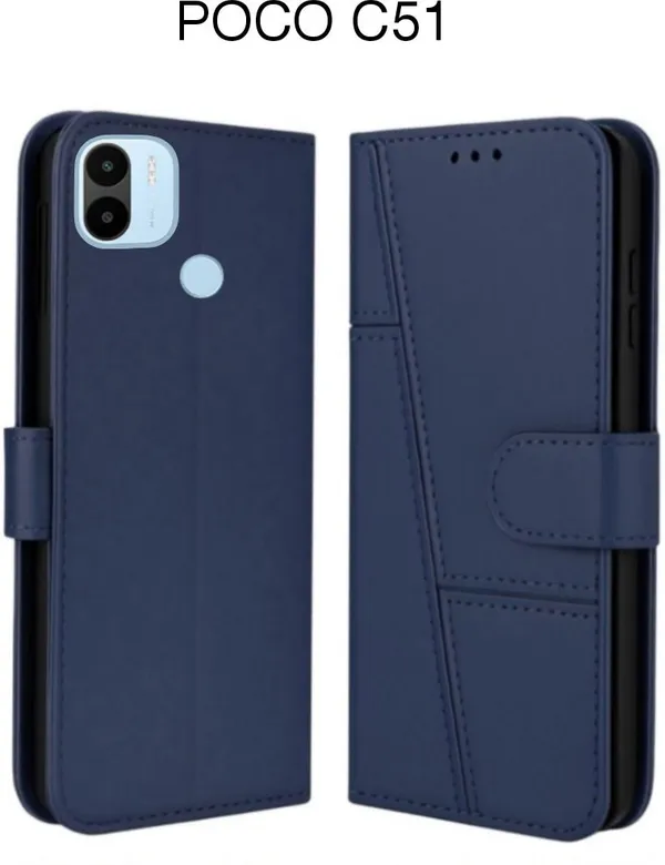 Flip_Cover_for_POCO_C51_(Blue)