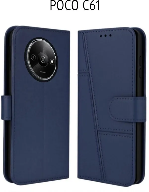 Flip_Cover_for_POCO_C61_(Blue)