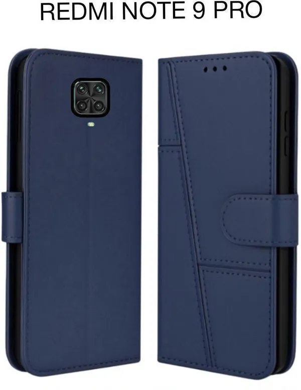 Flip_Cover_for_REDMI_NOTE_9_PRO_(Blue,_Magnetic_Case,_Pack_of:_1)