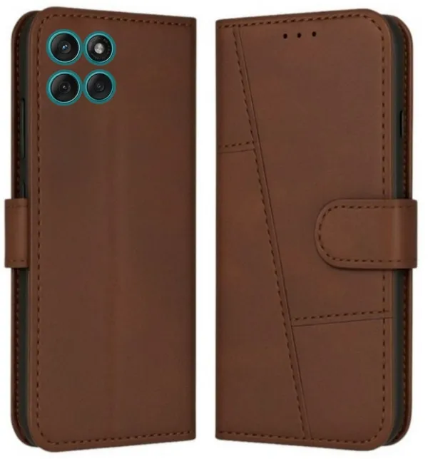 Flip_Cover_for_MOTOROLA_Edge_60_Fusion_5G_(Brown,_Magnetic_Case,_Leather,_Pack_of:_1)
