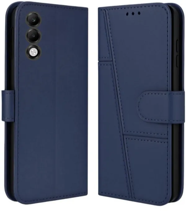 Flip_Cover_for_OPPO_K13x_5G_(Blue,_Camera_Bump_Protector,_Leather,_Pack_of:_1)