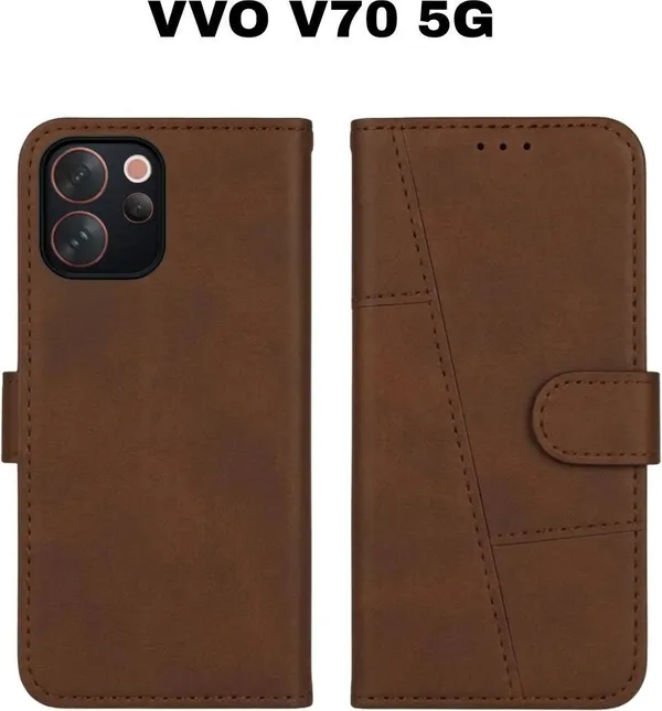 Flip_Cover_for_Vivo_V70_5G_(Blue,_Magnetic_Case,_Leather,_Pack_of:_1)