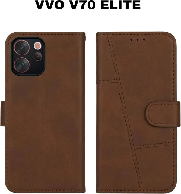 Flip_Cover_for_vivo_V70_Elite_(Blue,_Magnetic_Case,_Leather,_Pack_of:_1)