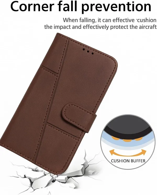 Flip_Cover_for_IQOO_Z11x_5G_(Brown,_Magnetic_Case,_Leather,_Pack_of:_1)
