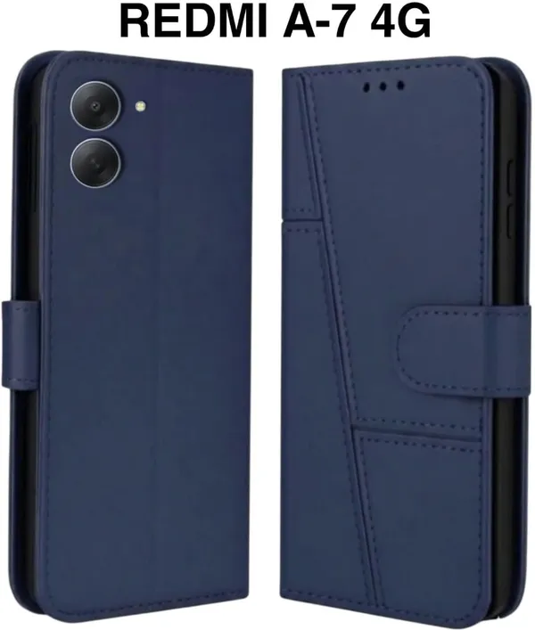 Flip_Cover_for_REDMI_A7_4G_(Blue,_Magnetic_Case,_Leather,_Pack_of:_1)