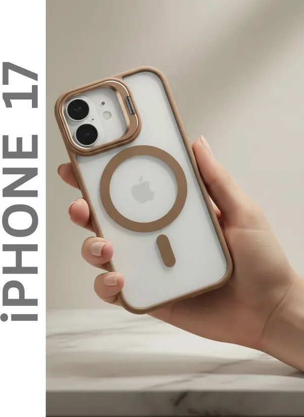 CASELIN_Back_Cover_for_Apple_iPhone_14_(Brown,_Ring_Case,_Metal,_Pack_of:_1)