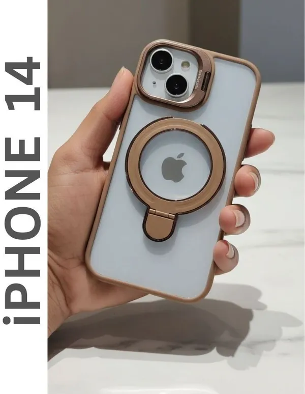 CASELIN_Back_Cover_for_Apple_iPhone_17_(Brown,_Ring_Case,_Metal,_Pack_of:_1)