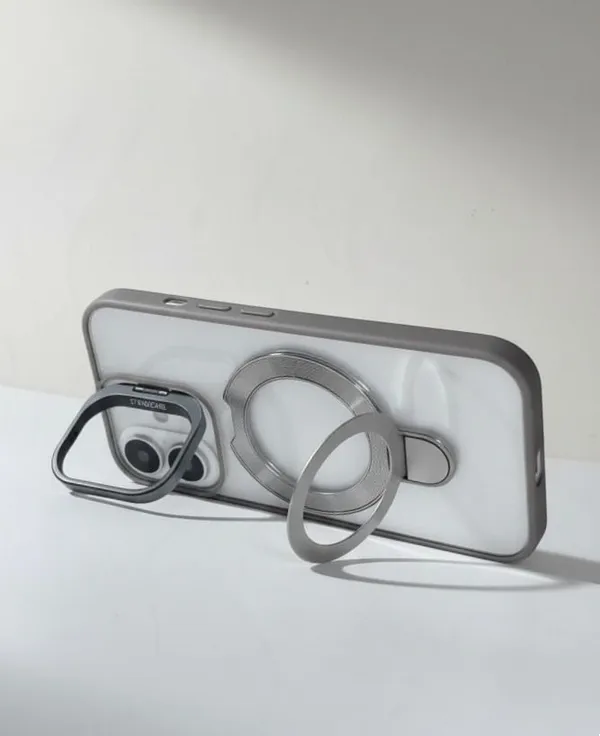 CASELIN_Back_Cover_for_Apple_iPhone_17_(Grey,_Ring_Case,_Metal,_Pack_of:_1)