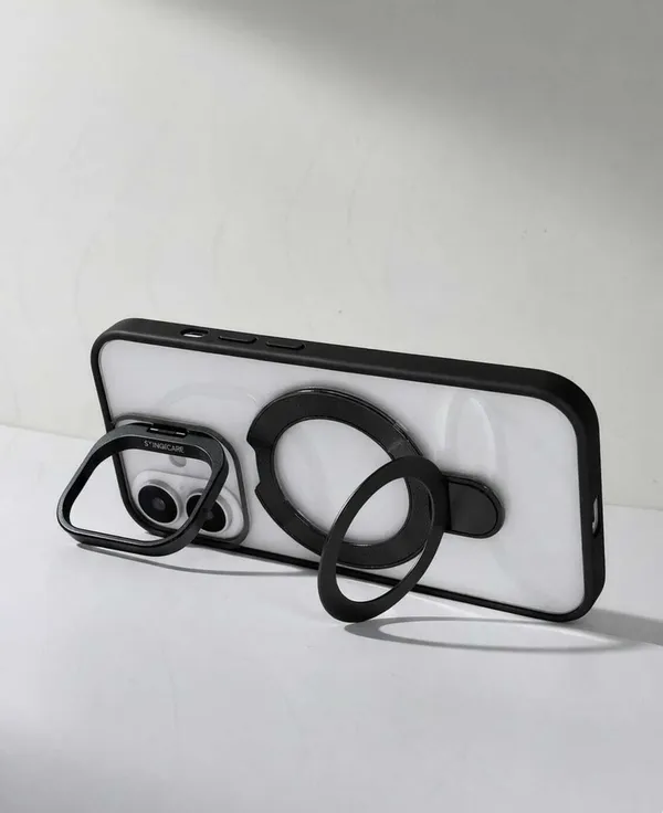 CASELIN_Back_Cover_for_Apple_iPhone_17_(Black,_Ring_Case,_Metal,_Pack_of:_1)