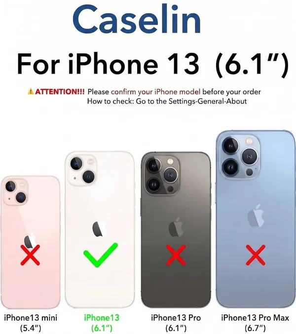 CASELIN_Back_Cover_for_Apple_iPhone_13_(Grey,_Ring_Case,_Metal,_Pack_of:_1)