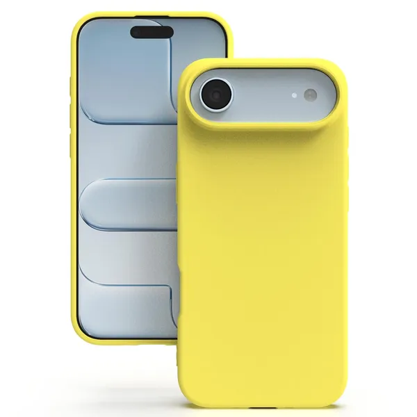 Premium_Silicone_Phone_Case_for_iPhone_17_Air_-_Yellow