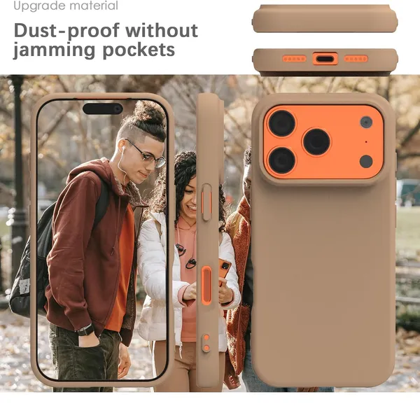 Premium_Silicone_Phone_Case_for_iPhone_16_Pro_&_iPhone_17_Pro_-_Brown