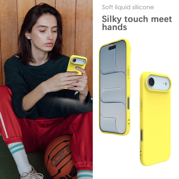 Premium_Silicone_Phone_Case_for_iPhone_17_Air_-_Yellow