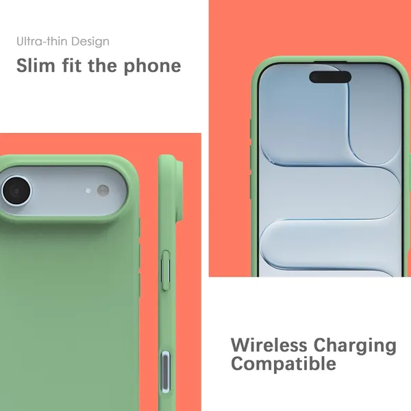 Premium_Silicone_Phone_Case_for_iPhone_17_Air_-_Mint_Green