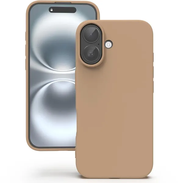Premium_Silicone_Phone_Case_for_iPhone_16_&_iPhone_17_-_Light_Brown