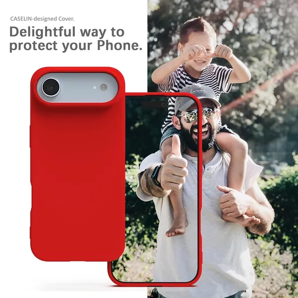 Premium_Silicone_Phone_Case_for_iPhone_17_Air_-_Red