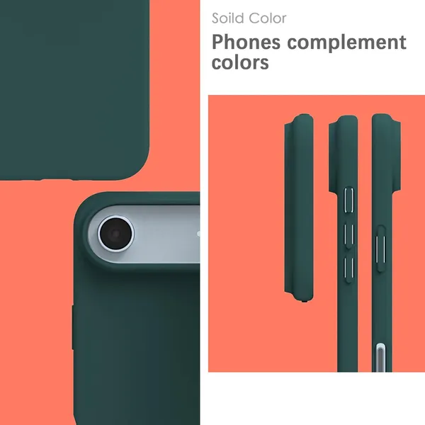 Premium_Silicone_Phone_Case_for_iPhone_17_Air_-_Dark_Green
