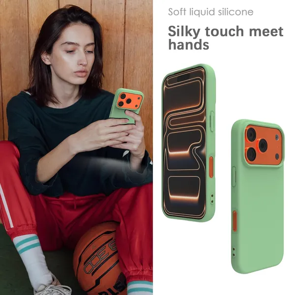 Premium_Silicone_Phone_Case_for_iPhone_16_Pro_&_iPhone_17_Pro_-_Mint_Green