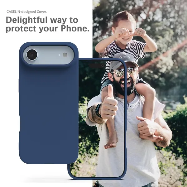 Premium_Silicone_Phone_Case_for_iPhone_17_Air_-_Dark_Blue