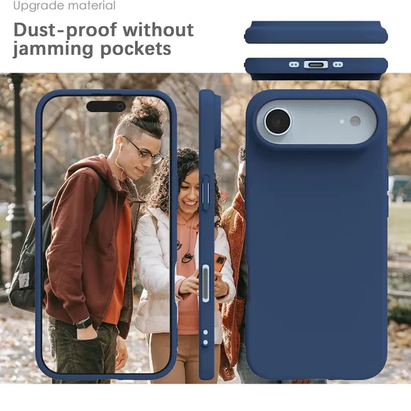 Premium_Silicone_Phone_Case_for_iPhone_17_Air_-_Dark_Blue