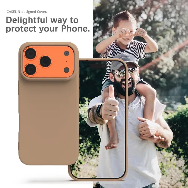 Premium_Silicone_Phone_Case_for_iPhone_16_Pro_&_iPhone_17_Pro_-_Brown