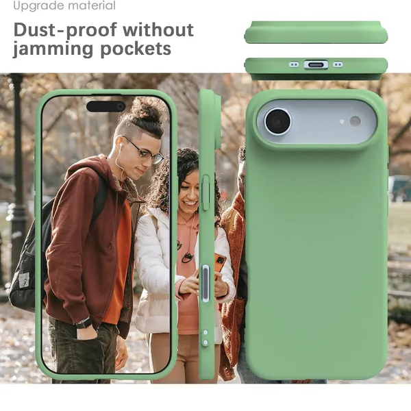 Premium_Silicone_Phone_Case_for_iPhone_17_Air_-_Mint_Green